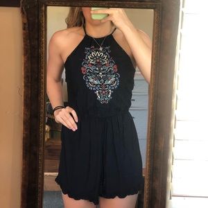 Hollister Navy Blue Romper